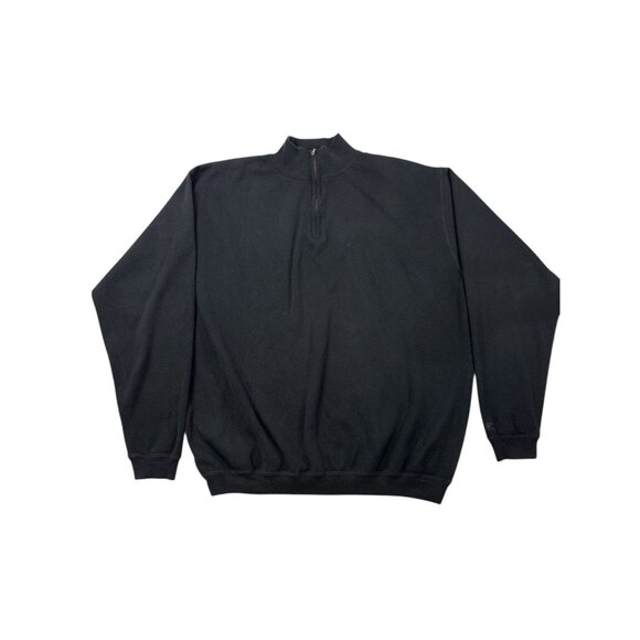 Cutter & Buck Men's Half Zip Sweater Black Size XLT - Picture 2 of 8